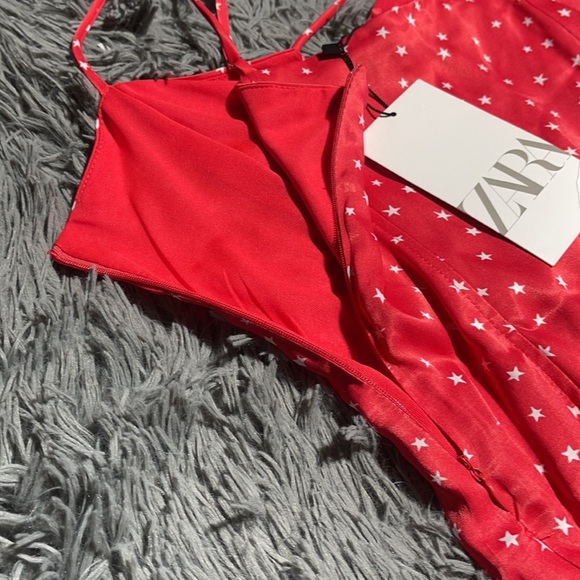 🥰🥰ZARA Stars Satin Effect Bodysuit🥰🥰 - Picture 11 of 12